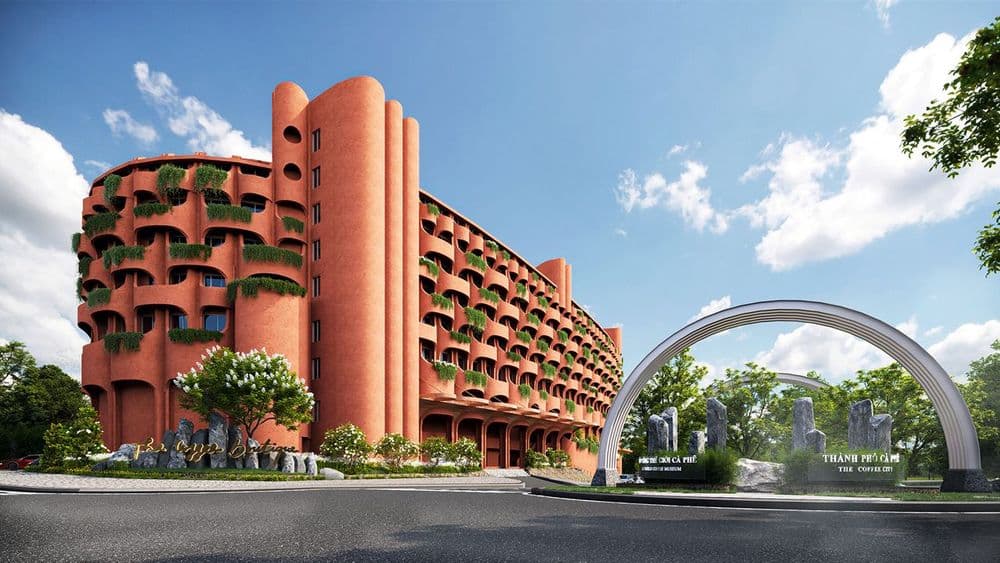 Phối cảnh Tổ hợp khách sạn & Trung tâm hội nghị The Coffee Boutique